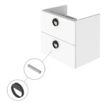 NK CONCEPT UNDERSKAP M/2 SKUFFER 65CM