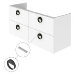 NK CONCEPT UNDERSKAP M/4 SKUFFER 120CM - Bilde 2