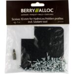 ALLOC SKRUER HYDROLOC SKJULTE PROFILER, 100 STK, INK.BIT M/SKRAPE