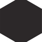 APINI BLACK HEXAGON 23X26,5