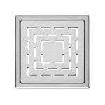 ASKMUR DESIGN SLUKRIST N°19 20X20CM BØRSTET STÅL