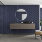 FIBO COLOUR EM SMOKEY BLUE CHEVRON 10X620X2400