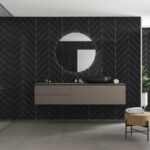 FIBO COLOUR HG BLACK BLOSS CHEVRON 10X620X2400