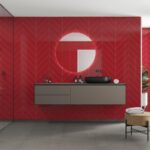 FIBO COLOUR HG RED CHEVRON 10X620X2400
