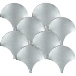 GRAVITY ALUMINIUM SHELL AQOUAMARINE 24,4X26,4X0,3CM