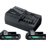 HIKOKI 18V BATTERIPAKKE SLIDE/INDIKATOR 2XBSL1820M/UC18YFSL