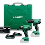 HIKOKI 18V VERKTØYPAKKE DS18DA/WH18DA KC18DA(DS) 2,0AH