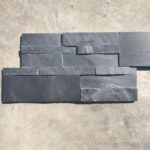 HJØRNE FASADESTEIN SOGNDAL SORT 2-DELT 18X25+15