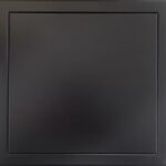 INSPEKSJONSLUKE MED PUSH-LOCK 60X60CM MATT SORT, AQUALEX