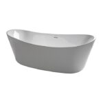 LOUNGE FLUID BADEKAR OVALT HVIT 170X80CM