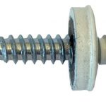 MONTASJESKRUE PAN HVIT 4,2X25 A100 BORSPISS M/SKIVE T20 RAL 9010