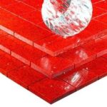 MOSAIKK QUARTZ RUBY RED CRYSTALSTONE 4,8X4,8*