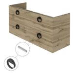 NK CONCEPT UNDERSKAP M/4 SKUFFER 120CM