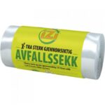 NORFOLIER AVFALLSSEKK TRANSPARENT X-TRA IZI STERK