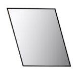 OXO SPEIL M/SORT TRERAMME & LYS 101X85CM