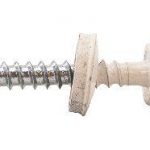 PLATESKRUE 6KT ELF HVIT 4,8X35 A250 BORSPISS M/SKIVE FARMERSKRUE