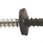 PLATESKRUE 6KT ELF SORT 4,8X20 A250 BORSPISS M/SKIVE FARMERSKRUE