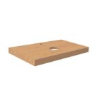 PROJECT WOOD BENKEPLATE F/SERVANT 80CM