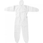 TARMO OVERALL ENGANGS ASS STR HVIT