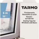TARMO TETTNINGSLIST E-PROFIL HVIT 9X4MM