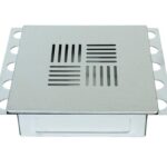 VENTIL LUKE 20X20 STRATOS BØRSTET STÅL